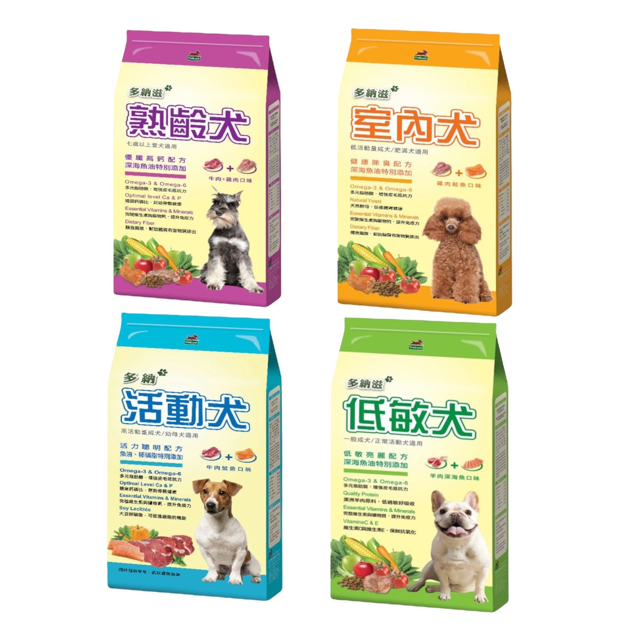 犬食品/飼料區/多納natural-pie/多納-犬食2kg-6入-系列